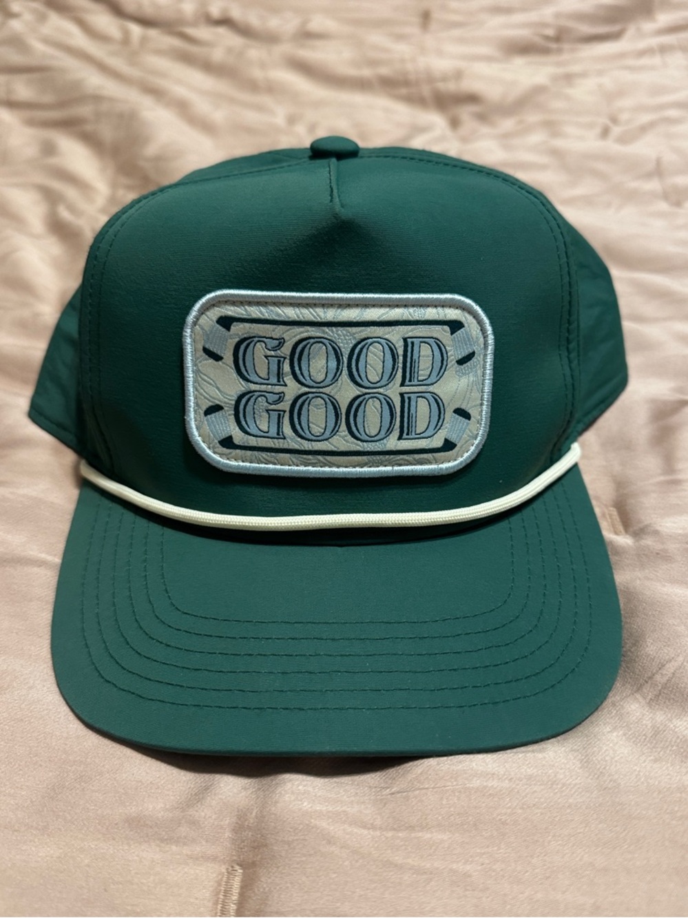 Good Good Green Rope-Trim Baseball Cap